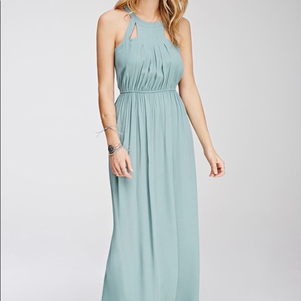 forever 21 halter maxi dress